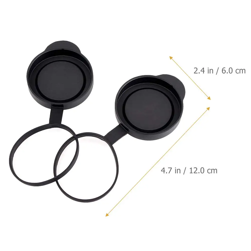 

Rubber Lens Caps Dust-proof Waterproof Objective Cover Replacement Universal Compact Lightweight Protective Excellent