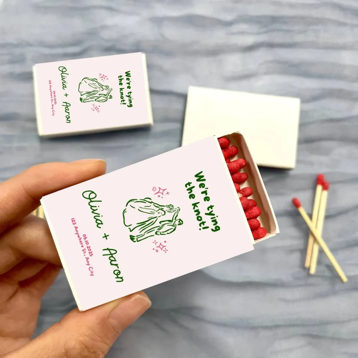 

Изготовленная на заказ коробка для свадьбы, сувениры для спичек, свадебные спичечные коробки, сувениры, свадебный декор, персонализированный спичечный ящик, свадебный душ