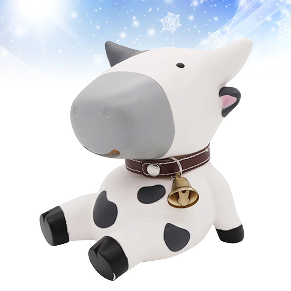 

Animal Cow Shape Money Pot Large Coin Bank Saving Jar for Home Office Birthday Gift Cartoon Money Box