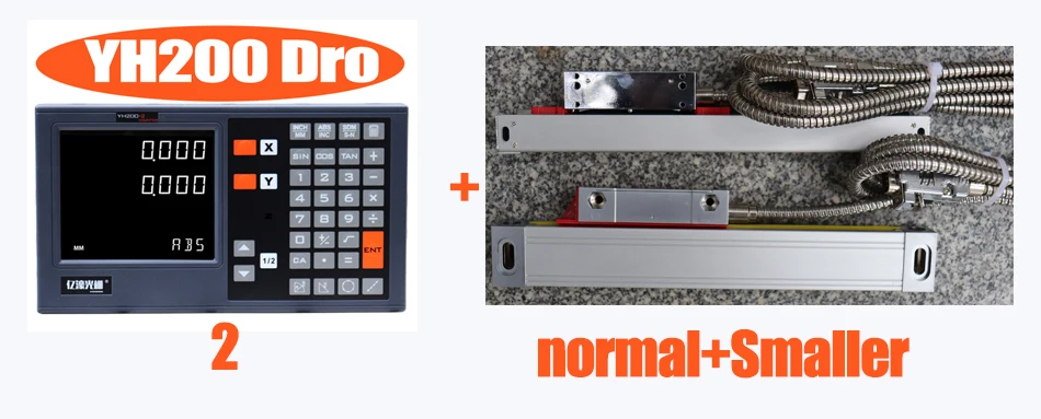 Digitale Uitlezing Dro Set YH200 Display Lineaire Schaal Kit Lineaire Encoder 5U 5V Ttl Voor Draaibank Mill Cnc Machines 2023 2/3 As