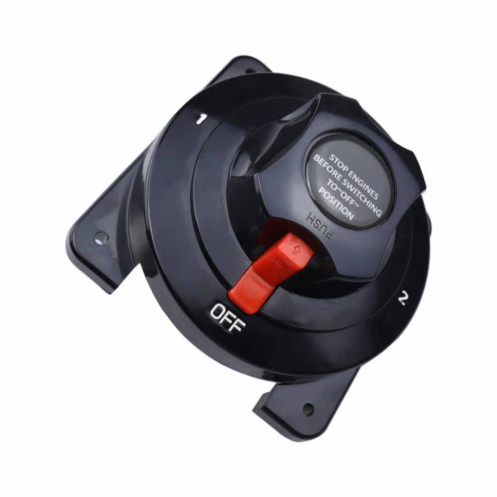 Marine DC Battery Selector Switch 3 Position 300 Maximum Amp 4-Level ON/Off Disconnect Switch For 6-32V System