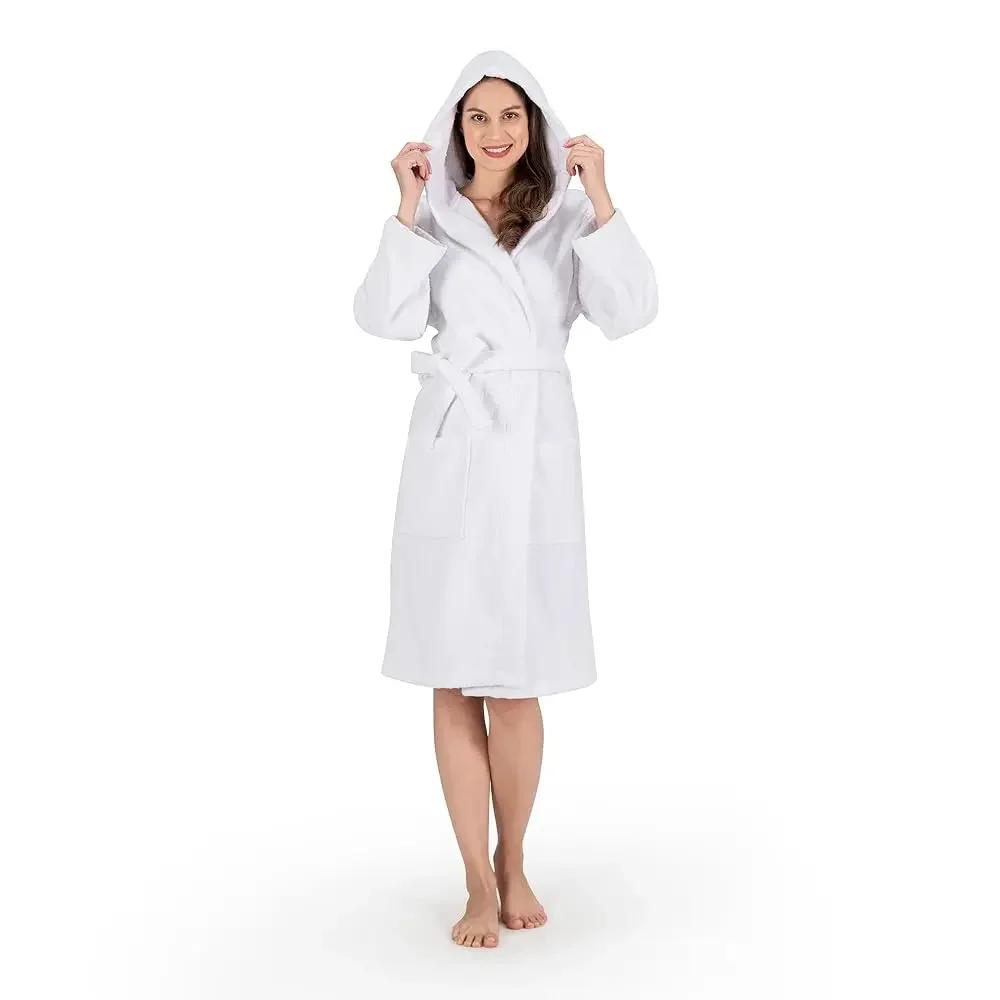 Women's Hooded Terry Bathrobe
