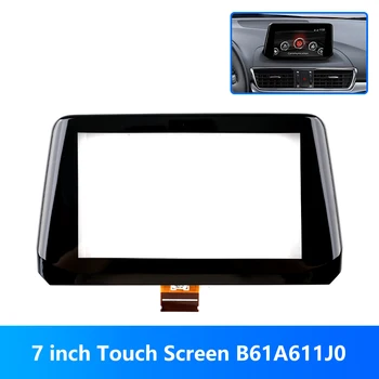 Für MAZDA 3 Axela 2017-2018 OEM B61A611J0 7 Zoll Touchscreen Digitizer mit Rahmen Navigation Radio Display Auto Zubehör