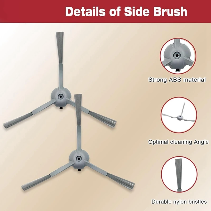 Piezas de repuesto para Robot aspirador Eufy L60/ L60 SES/ L50/ L50 SES, Cepillo Lateral principal, filtro Hepa