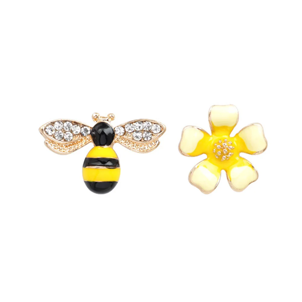 

earrings crystal earrings bee earrings irregular earrings flower shape earrings