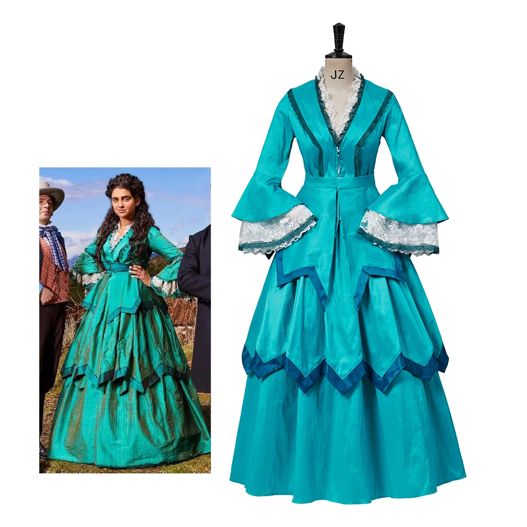 Miracle Costume Alexandra Shitshoveler Cosplay Costume Dress Victorian Civil War Dreen Princess Ball Gown Custom Made