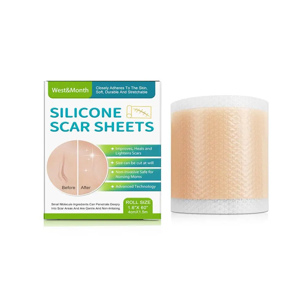 1/2 Stuks Siliconen Litteken Patch Huid Reparatie Lakens Verwijderen Zelfklevende Stretch Mark Tape Therapie Patch Burn Acne Litteken Huidverzorging