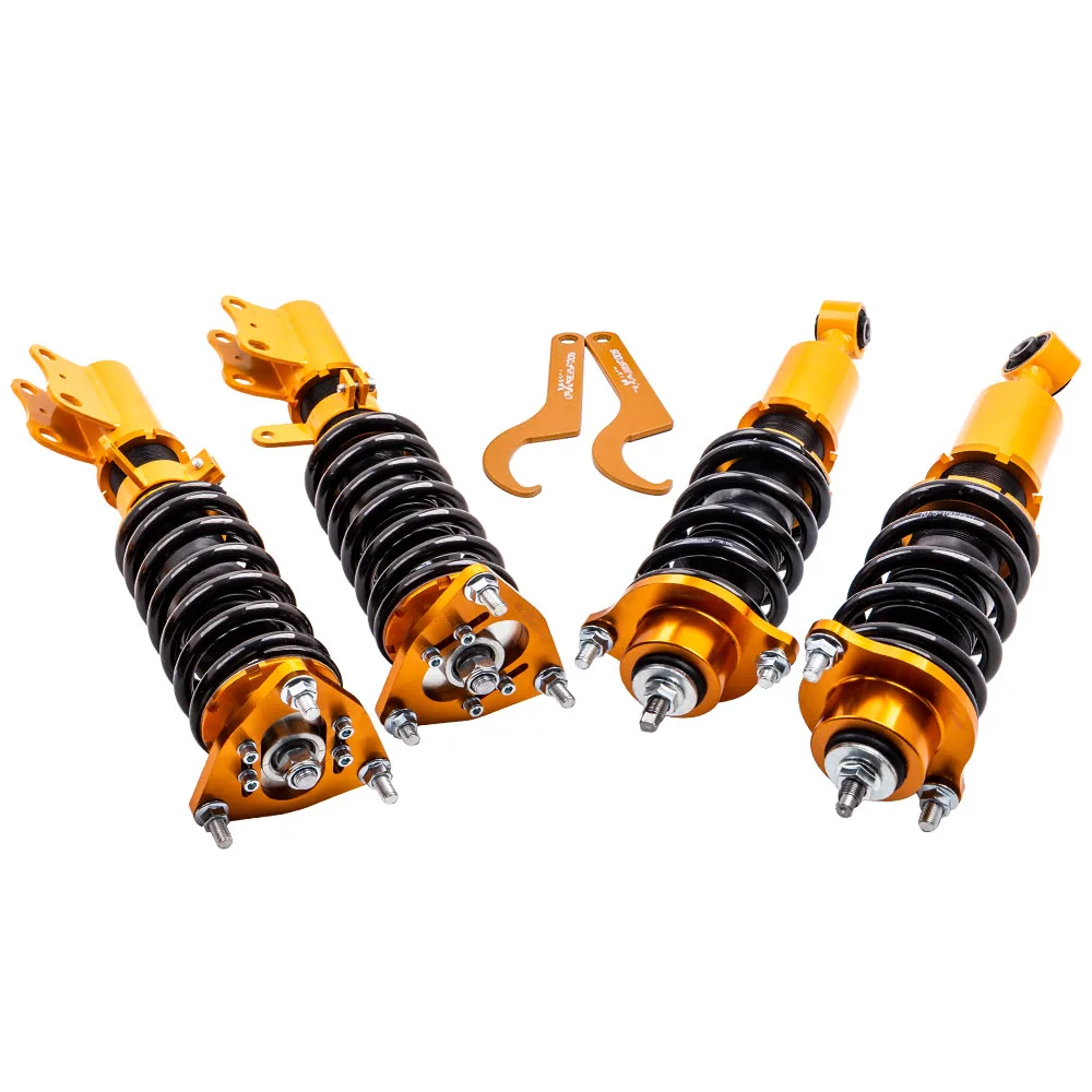 Coilover Spring For Mitsubishi Lancer & Ralliart CX CY Sportback 2.0 2008-2016 Adj. Height Coilover Suspension Lowering Kit