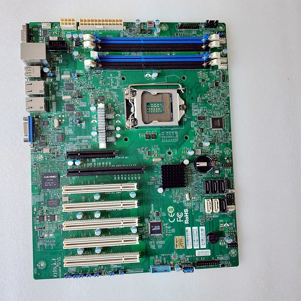 

X10SLA-F For Supermicro Industrial Control Motherboard DDR3 LGA1150 E3-1200 v3/v4 4th Gen Core i3