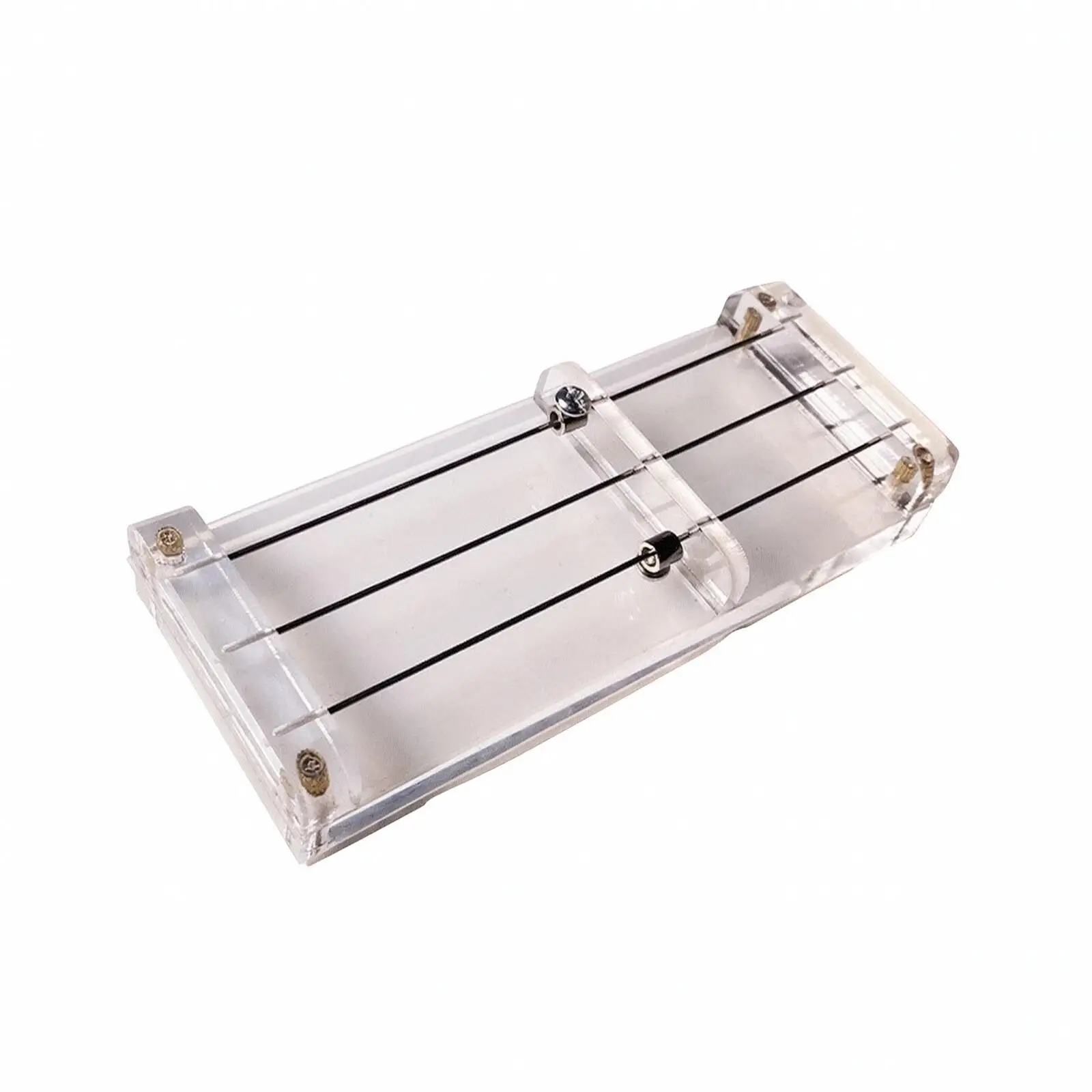 Bead String Holder Acrylic Jewelry Organizer Board with Stainless Steel Pins for Bracelet Making and Beading Projects