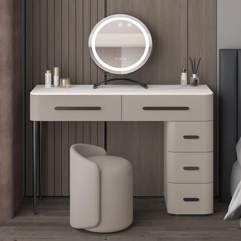

Modern Organizer Dressing Tables Mirror Stool Solid Wood Dressing Tables Minimalist Drawer Penteadeira House Accessories
