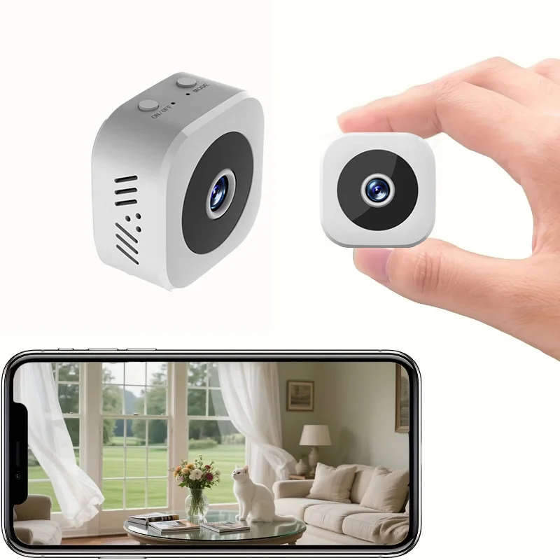 OnePlus 6K Wifi Mini-Überwachungskamera mit Bewegungserkennung für Babyüberwachung, Heimsicherheitsüberwachung, kabelloser Videorecorder