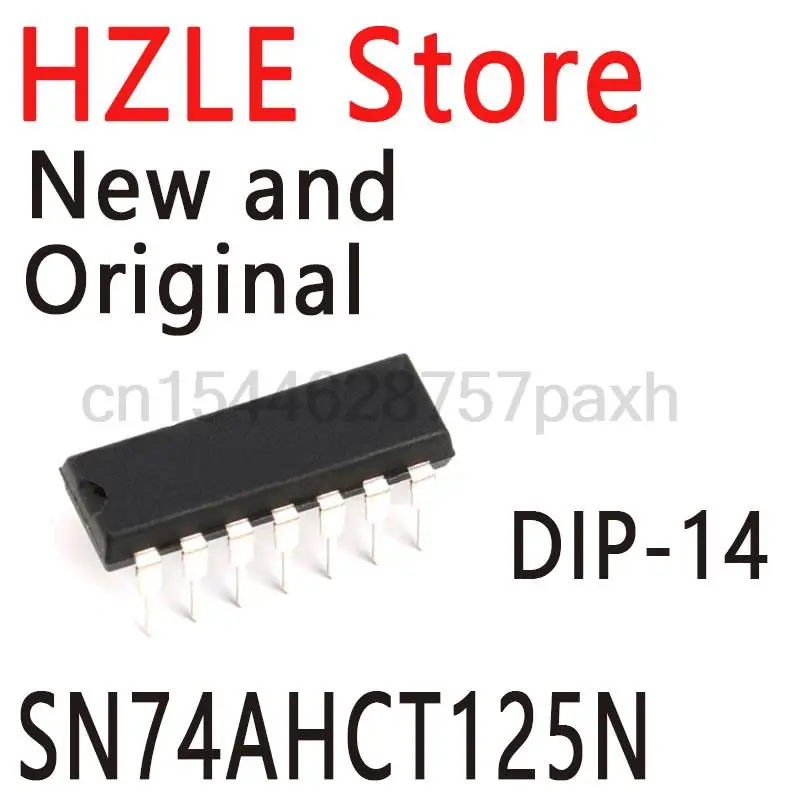 10piece New and Original 74AHCT125N DIP-14 RONNY IC SN74AHCT125N 