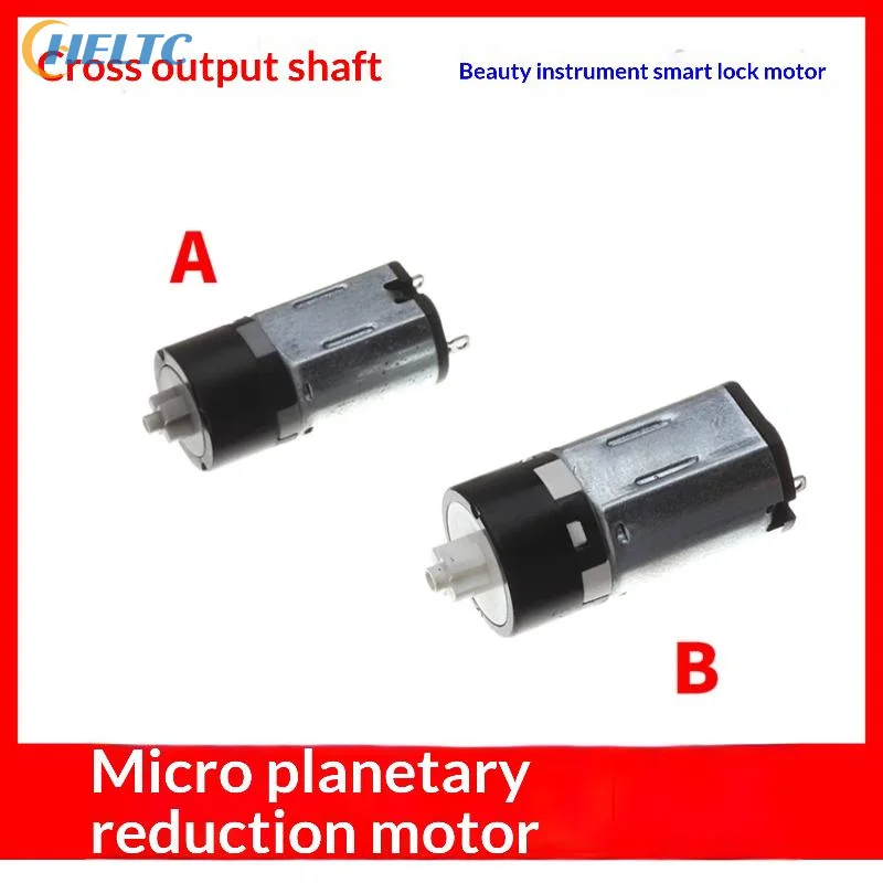 1Pcs 12.5x10x8 mm 70 mA DC 1.5V-3.7V 3V Slow Speed Large Torque Mini M10/N20 Micro Mute Plastic Planetary Gear Motor Cross Shaft