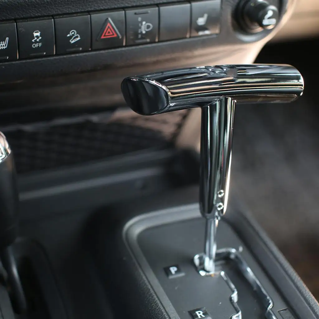 

Manual Shifter Lever Knob Aluminum Universal Gear Shift Head Ergonomic Design for Dodge Ram Chrysler