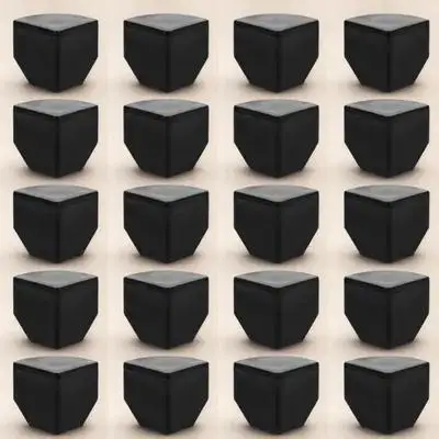 20Pcs Cabinet Interlocking Connectors ABS Plastic Fixed Buckle Clips for Wire Cube Modular Organizers Storage Rack Combine-Unit