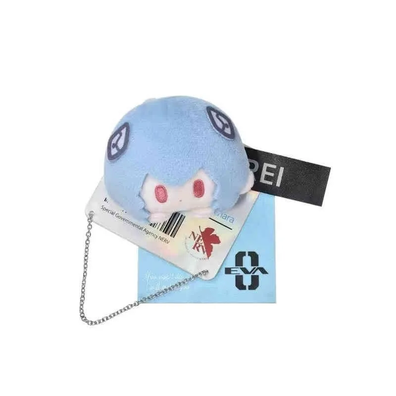 Novo eva ayanami rei asuka langley soryu ikari shinji dos desenhos animados q edição distintivo secundário criativo bonito animação broche periférico