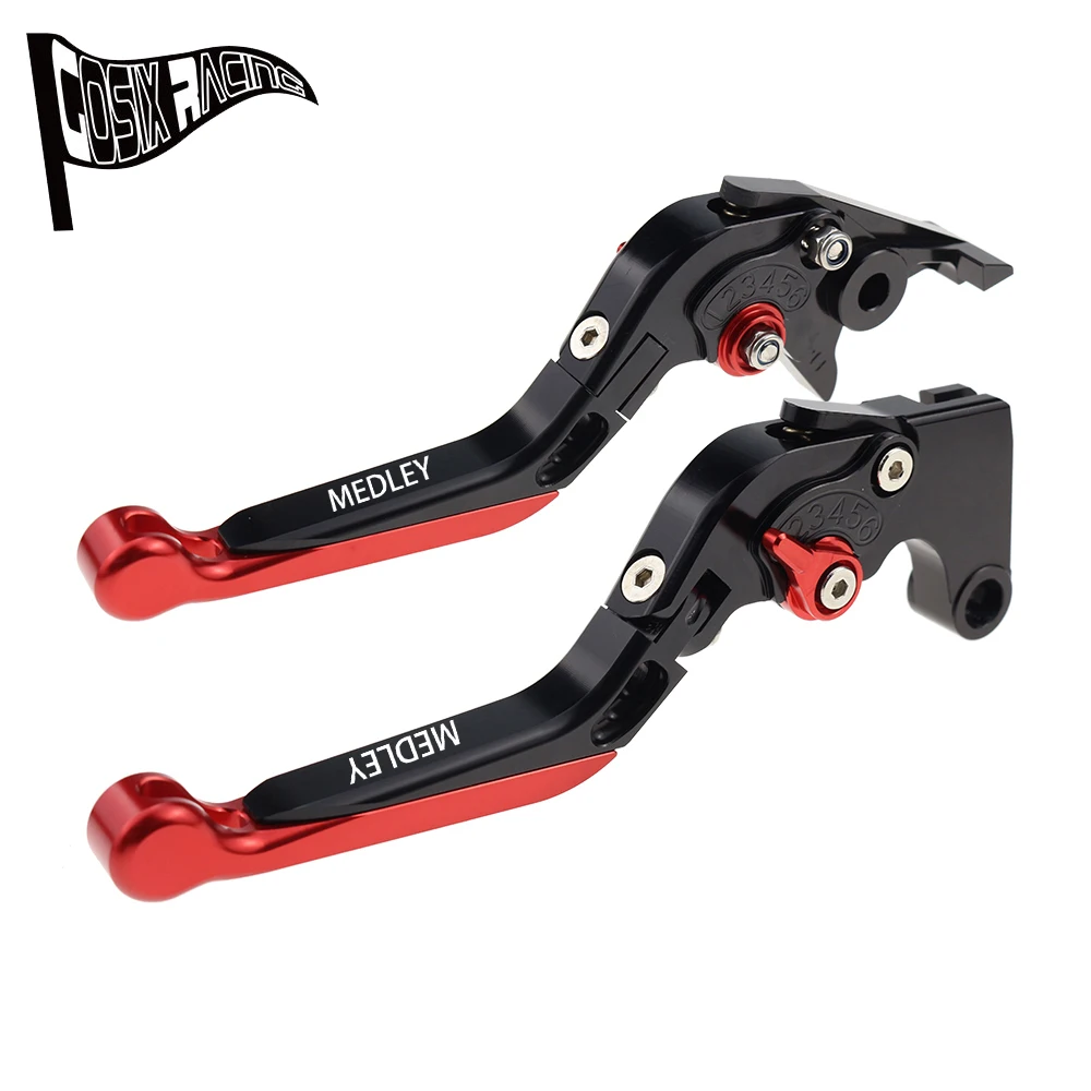 Fit For MEDLEY 125 4T IE ABS 2016-2017 Folding Extendable Brake Clutch Levers Motorcycle CNC Accessories Adjustable Handle Set