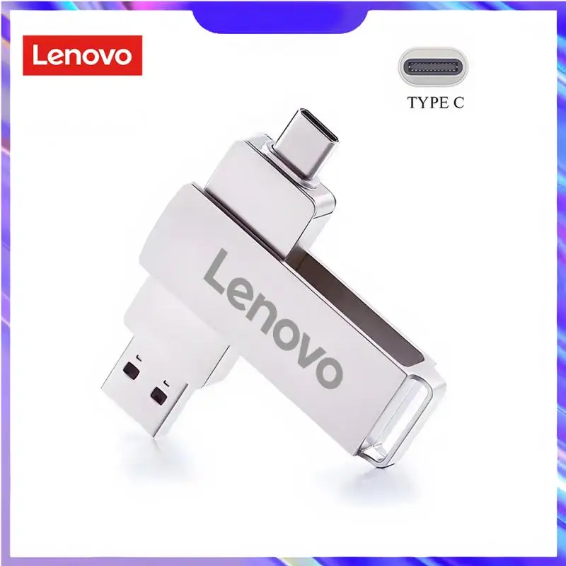 Lenovo-Clé USB 3.1 de type C, clé Kang, mémoire flash, 1 To, 256 Go, 128 Go, 2 To, 4K, téléphone Android, Smart TV