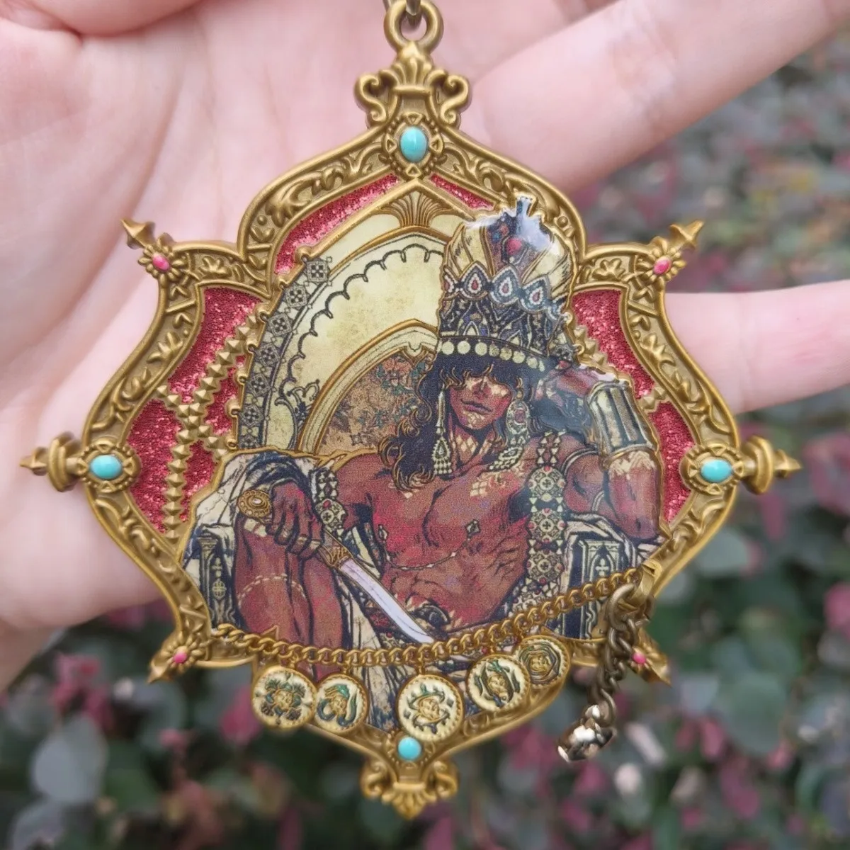 Sultan's Game X Keep Sultan Anime Cosplay figure Alloy Metal Medal Gift Box Set Accessories ornament birthday Gift