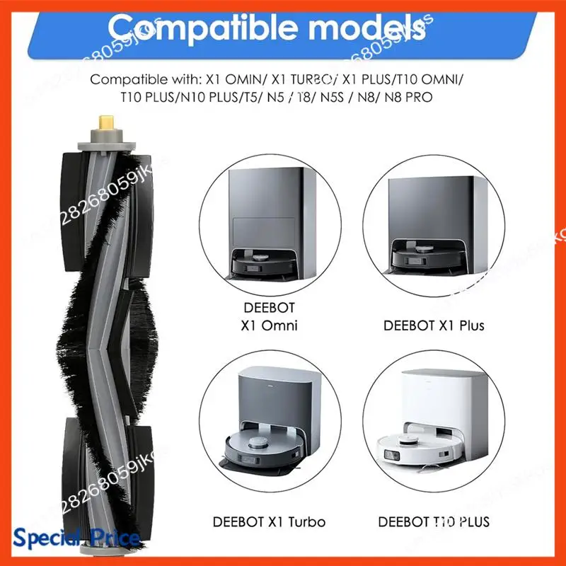 

ABIY Roller Brush For ECOVACS DEEBOT X1/ X1 Omni/ X1 Turbo/ X1 PRO OMNI/ T10/ T20/ T20 Omni Robot Vacuum Accessories
