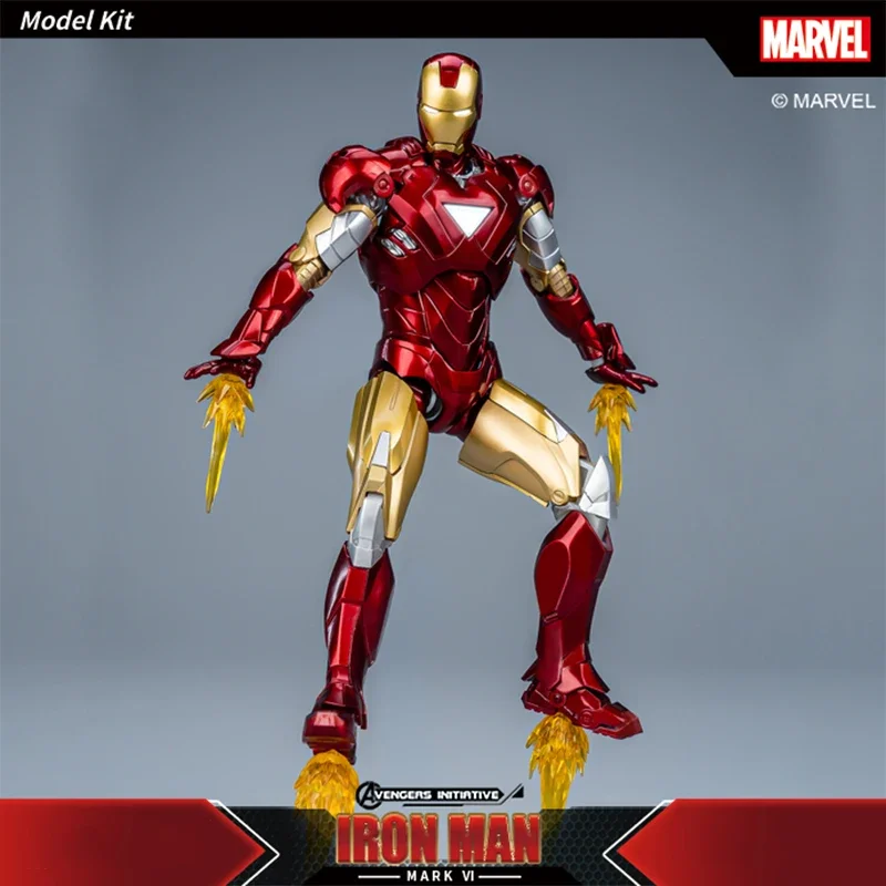 Fondjoy Iron Man MK6 DIY Assemble Toy The Avengers Iron Man Model 15cm ABS Material 1/12 Scale Action Figures Boys Birthday Gift