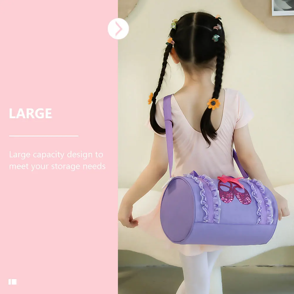 حقيبة تخزين جميلة لحقيبة ظهر رقص الباليه، حقيبة كروس ذات سعة كبيرة للرياضات المدرسية، متعددة الاستخدامات #6