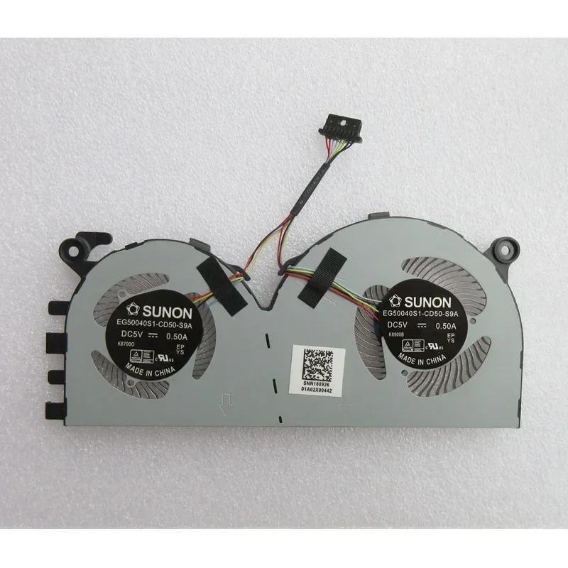 New Original laptop CPU cooling fan for mi Xiaomi 13.3 Air 161301-ff FC FB FN FL metal fan blade eg500 40s1-cd50-s9a dc5v 0.50a