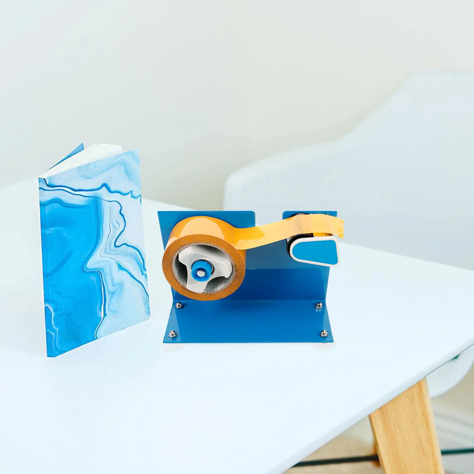 robust-iron-tape-dispenser-with-stand-and-serrated-blade-for-easy-accurate-cutting-supports-5cm-width-19cm-od-tapes-for-packing
