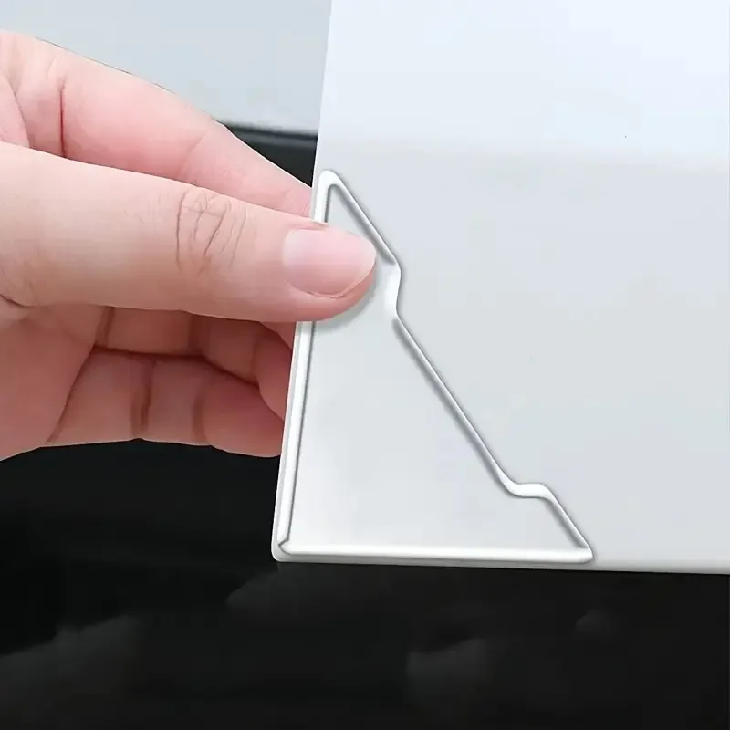 4 protectores universales de silicona transparente para esquinas de puertas de coche, anticolisión, antirrayas, cubiertas de protección para puertas.
