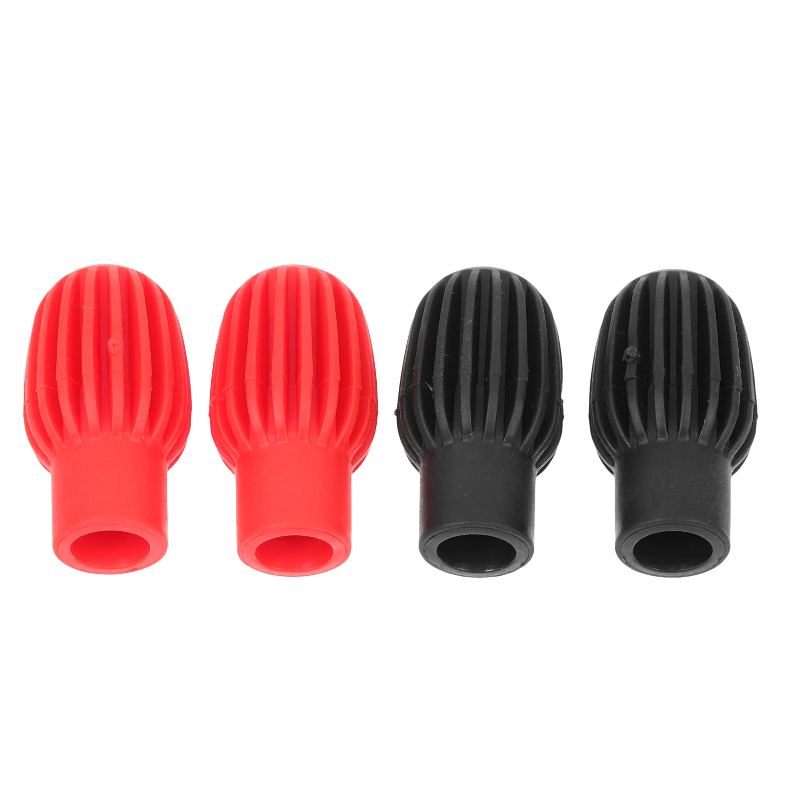 4 Pcs Silicone Drum Kit Mute Dampener Drumstick Fittings Pad and Sticks Pads Practice Covers For Beginner Damper