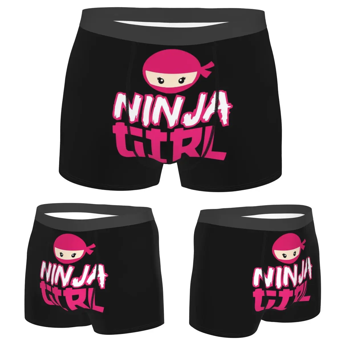 

Boxer Underpants Shorts Spy Ninja Girl Panties Men Comfortable Underwear for Homme Man Boyfriend Gifts
