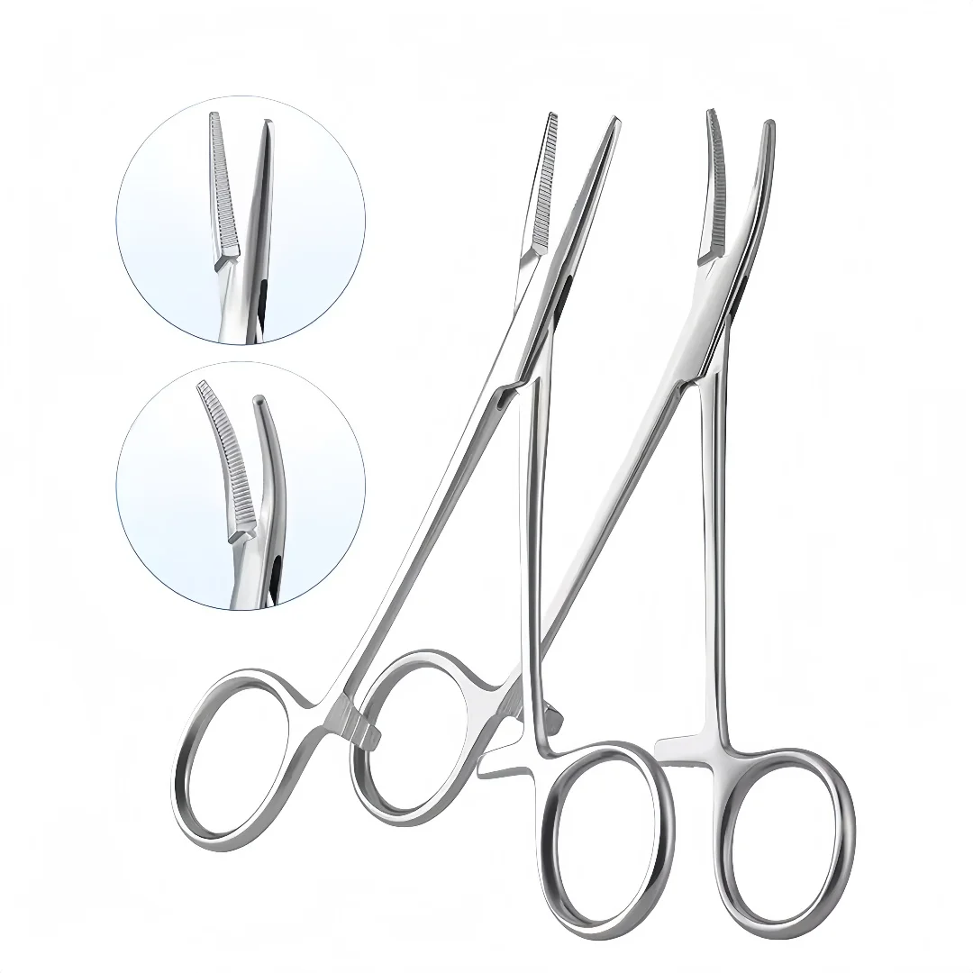 

1 шт., стоматологические кровоостанавливающие щипцы из нержавеющей стали, изогнутые/прямые насадки, плоскогубцы 14/16 см, фиксирующие зажимы, щипцы, рыболовные плоскогубцы, инструменты