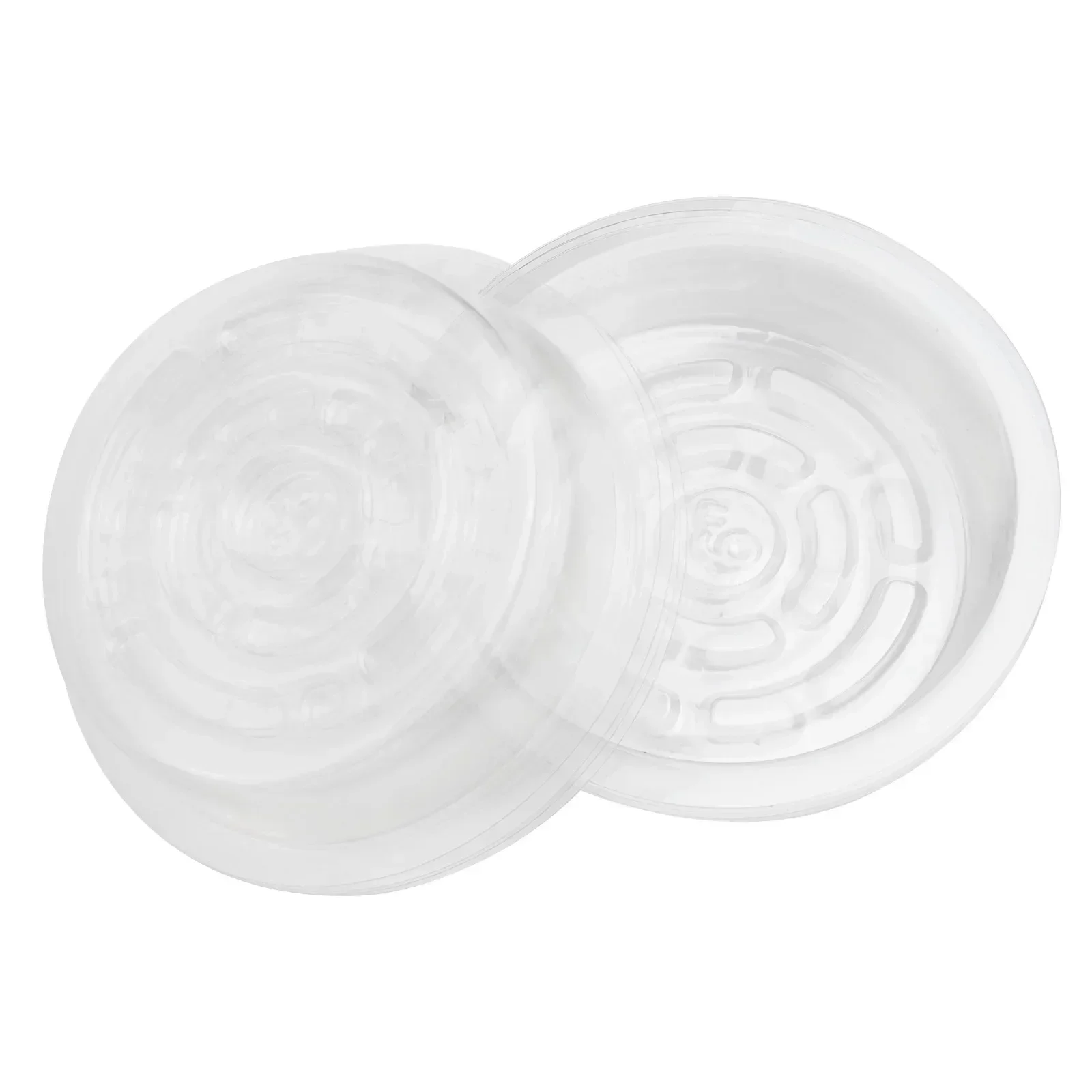 10pcs Plant Saucer 6/8/10 Inch Round Drip Plant Trays Flower Pot Clear Snack Container Indoor Outdoor Home Garden Supplies