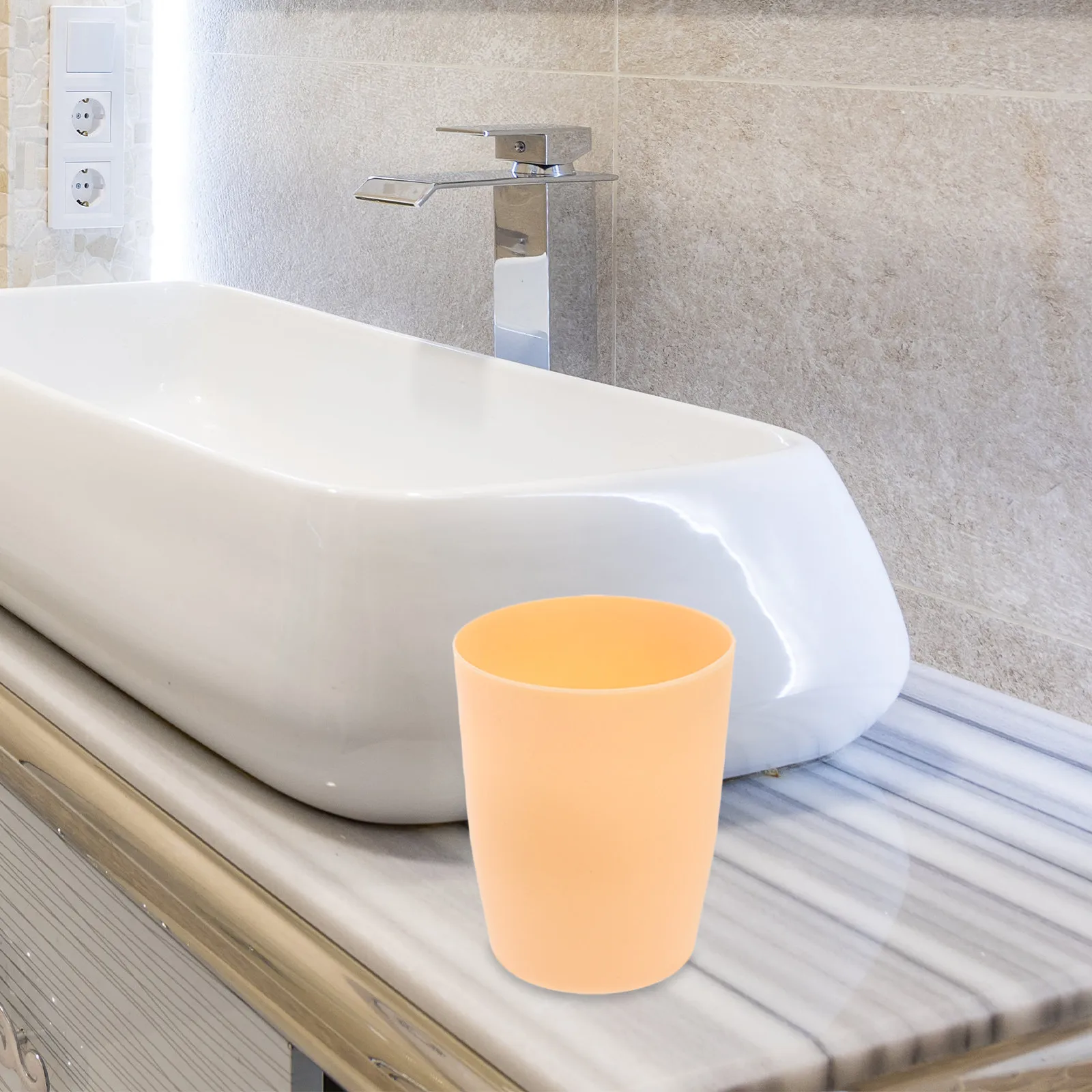 4Pcs Reusable Tooth Brushing Mugs Toothpaste Holder Mouthwash Cups Bathroom Tumbler Cup Practical Toothbrush Cups