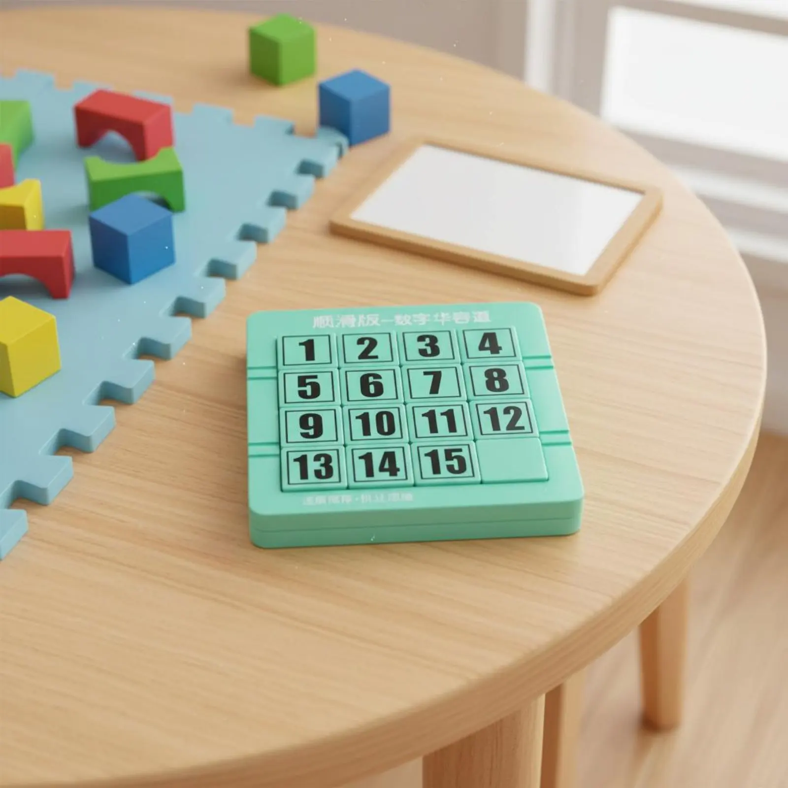 Number Sliding Brainteaser Logical Thinking 9-Square Sliding Brainteaser Learning Toy Educational Brain Teaser for Kindergarten