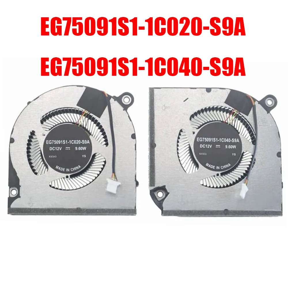 

Cooling CPU GPU Fan EG75091S1-1C020-S9A EG75091S1-1C040-S9A DC12V 9.60W 4PIN A Pair New