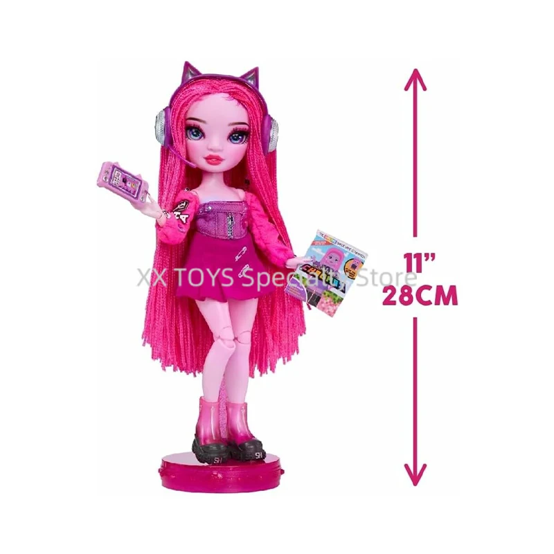 Arcobaleno High Shadow High Fashion Doll Daria Roselyn Pinkie Abito alla moda e oltre 10 accessori da gioco colorati Set regalo per bambini