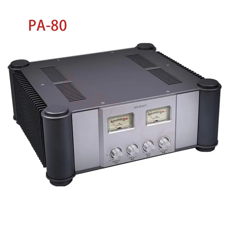 

Sunbck PA-80 High-Power 2.0 Stereo Combined Amplifier Dual Meter Household 330W HiFi Class A and B Rear Amplifier Audio