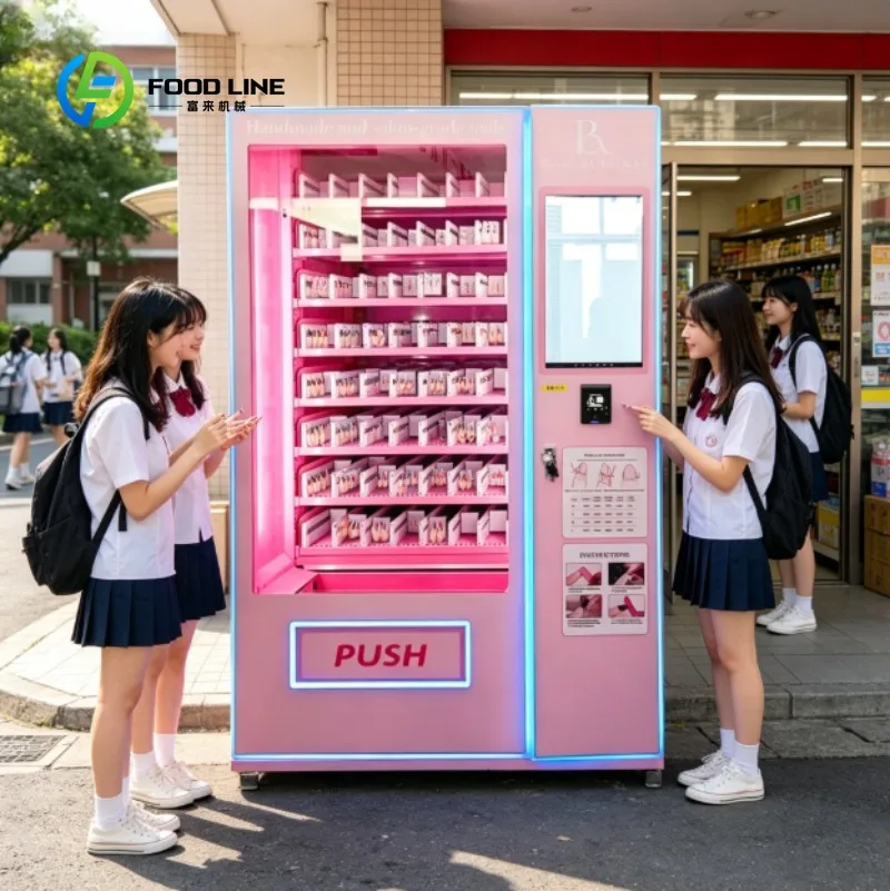 

Smart Skincare Vending Machine with Cashless Payment, Touch Panel Beauty Product Dispenser for Retail Locations, Sleek
