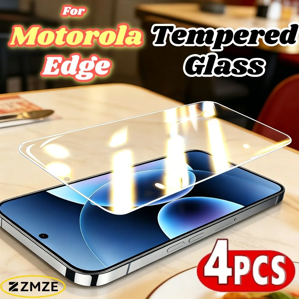 

4 Pack Complete For Motorola Edge 30 20 70 60 Stylus 30 Pro 20 Lite 20 Fusion 60 50 30 Neo Series HD Clear Tempered Glass Films