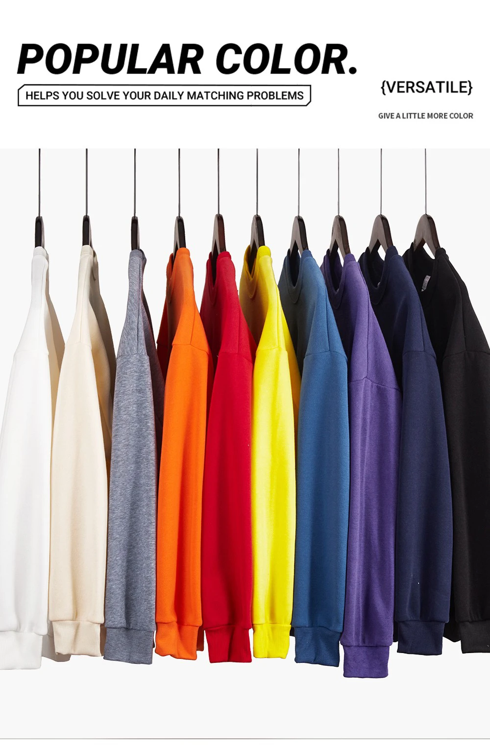 Herren-Fleece-Herbst-Top, Street-All-Match-Pullover, bequeme Basics, Sweatshirts, Sport, Freizeit, Sportbekleidung, tägliche weiche Kleidung – Detail 4