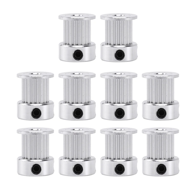 

ABNC-20 Teeth 2GT Timing Synchronous Pulley Bore 5mm for Width 10mm 2M GT2 Belt Small Backlash 20T 20Teeth 10Pcs