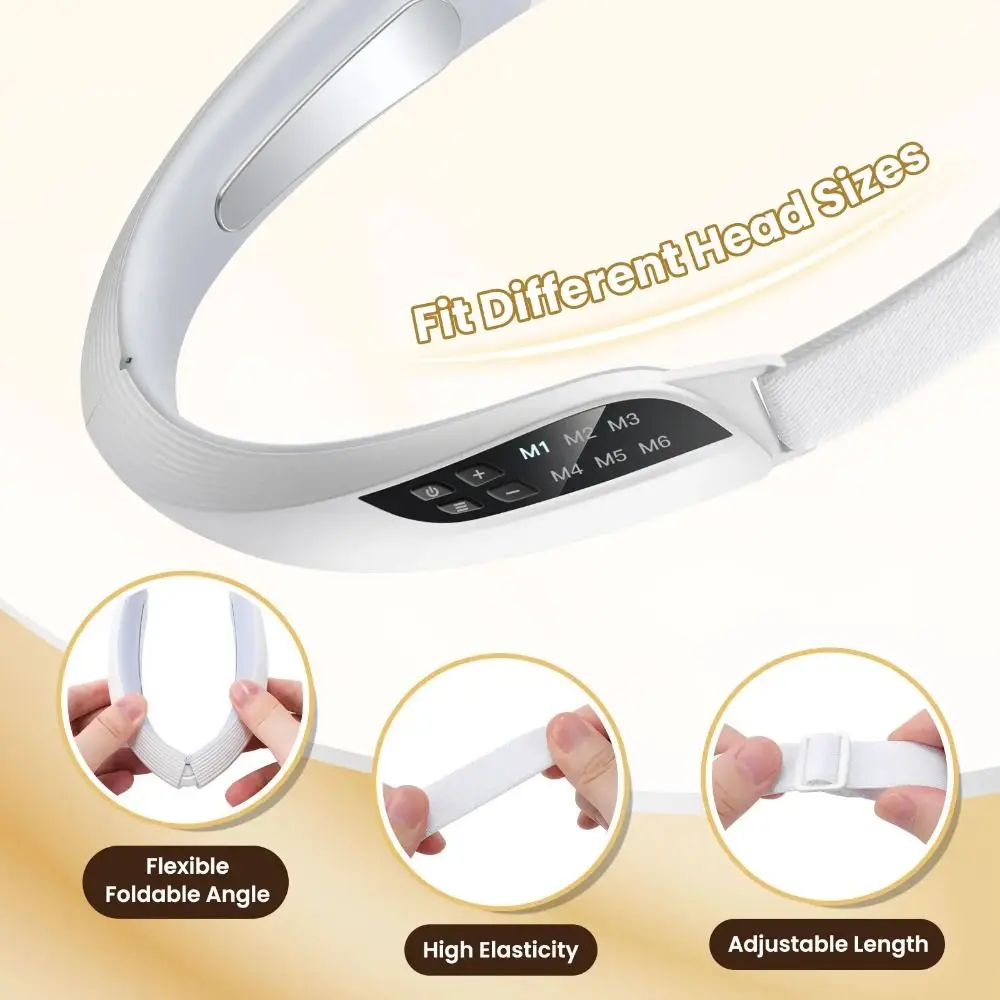 Elektrisches EMS-Gesichtsschlankheitsgerät, 6 Modi, 8 Stufen, Mikrostrom-Facelifting-Werkzeug, Hautpflege, Entfernung des Doppelkinns