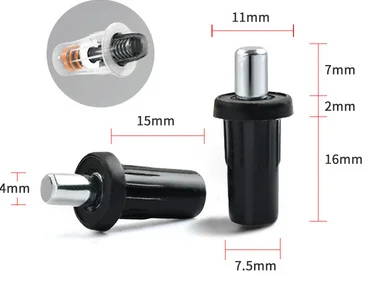 150Pcs Weiß Schwarz ABS Kunststoff Frühling Geladen Pin Plantage Auslöser Ersatz Reparatur