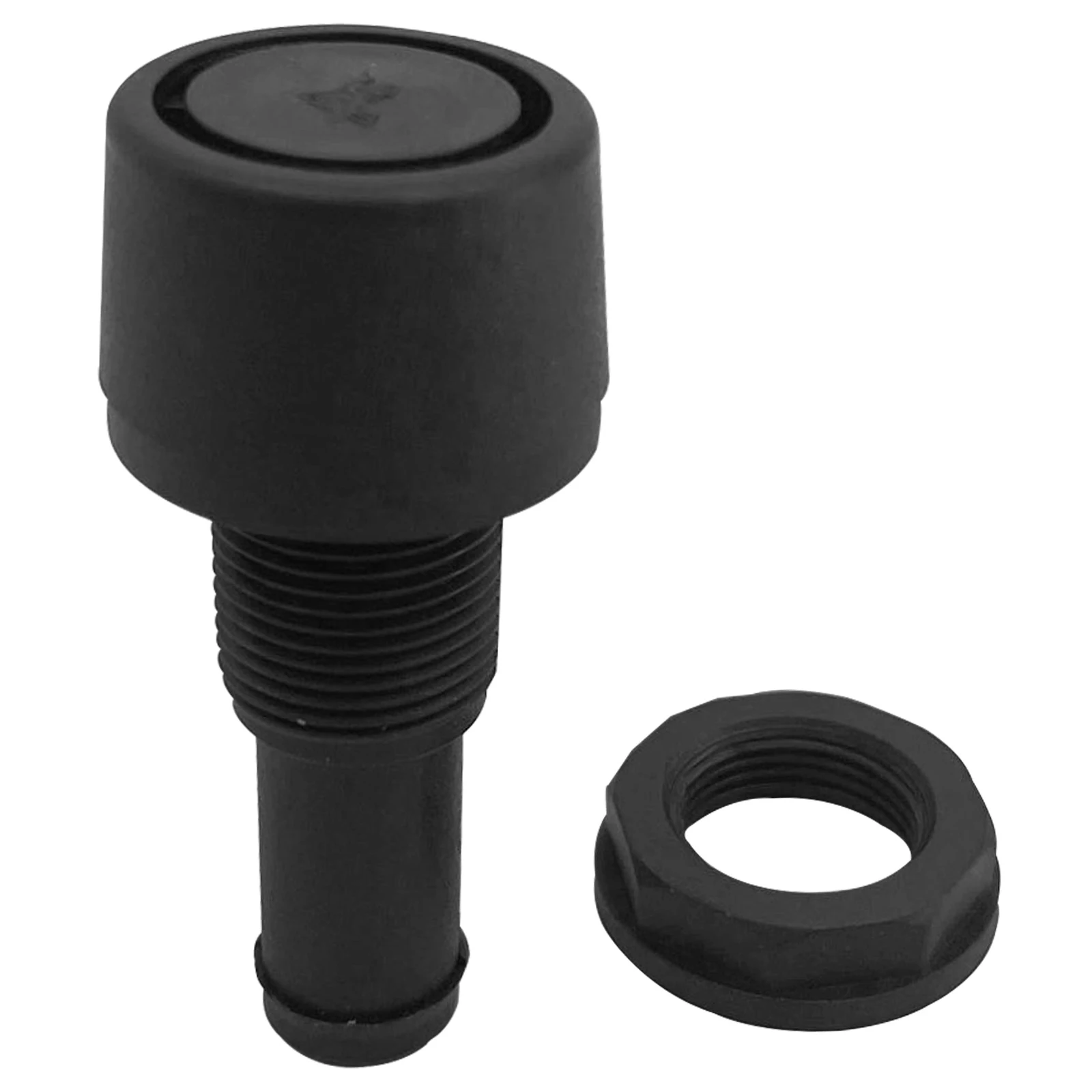 

Black Nylon Boat Fuel Tank Vent Hardware Flush Mounted 32*79mm Hose Plastic Straight Thru Hull Fuel Tank Vent 1pc