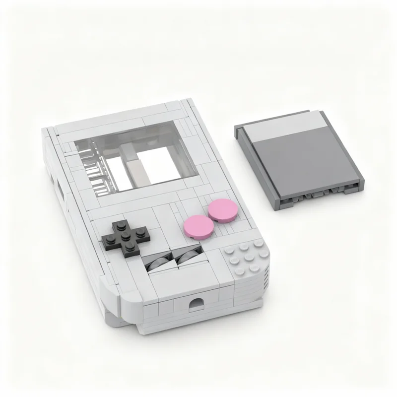 311 pièces MOC - Jeu de construction de modèles Gameboy Creator Expert - Briques d'architecture créatives - Cadeaux d'anniversaire DIY pour enfants - Jouets de Noël