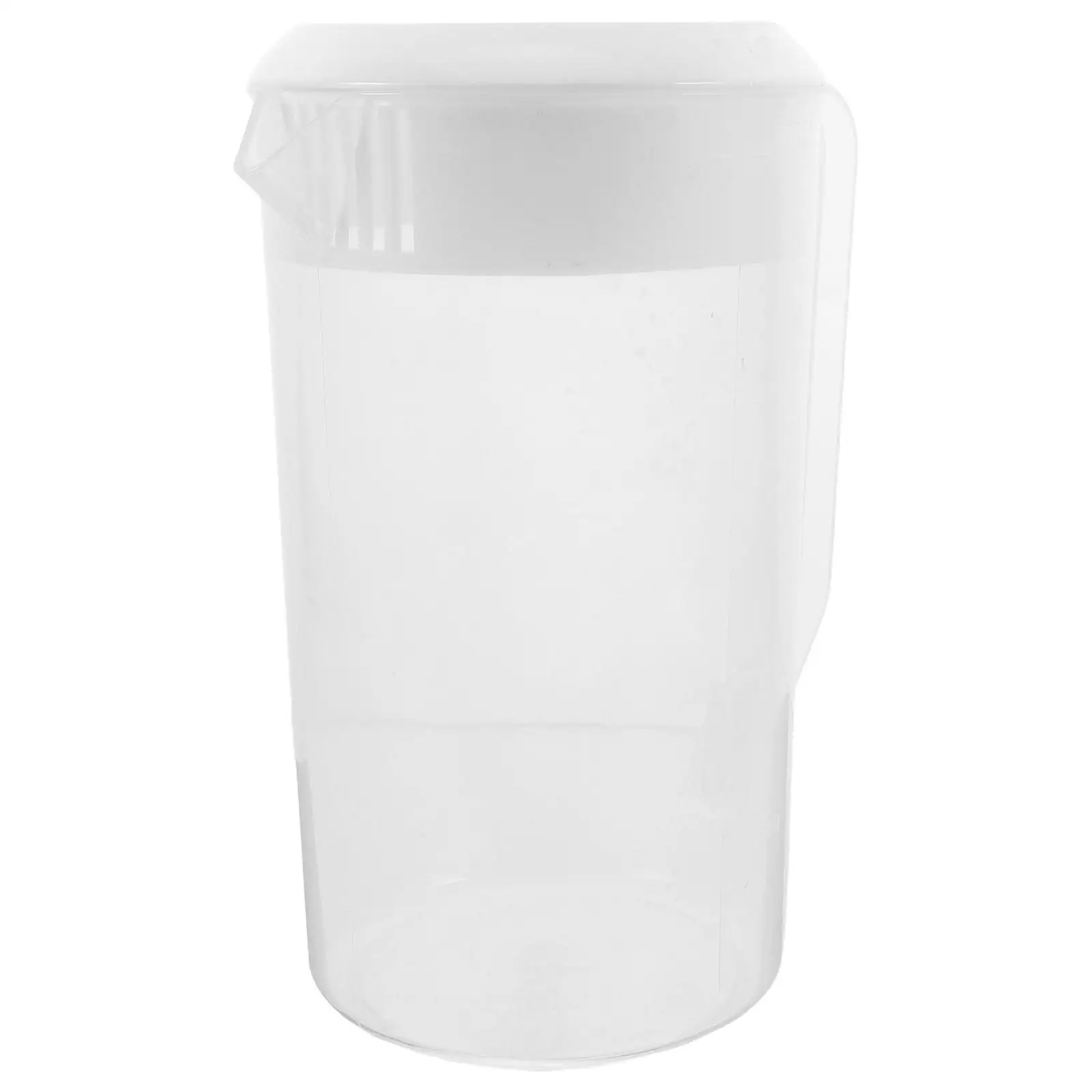 

Water Pitcher with Scale Beverage Bottle Kettle Lid Juice Pot Cold Electric Measuring