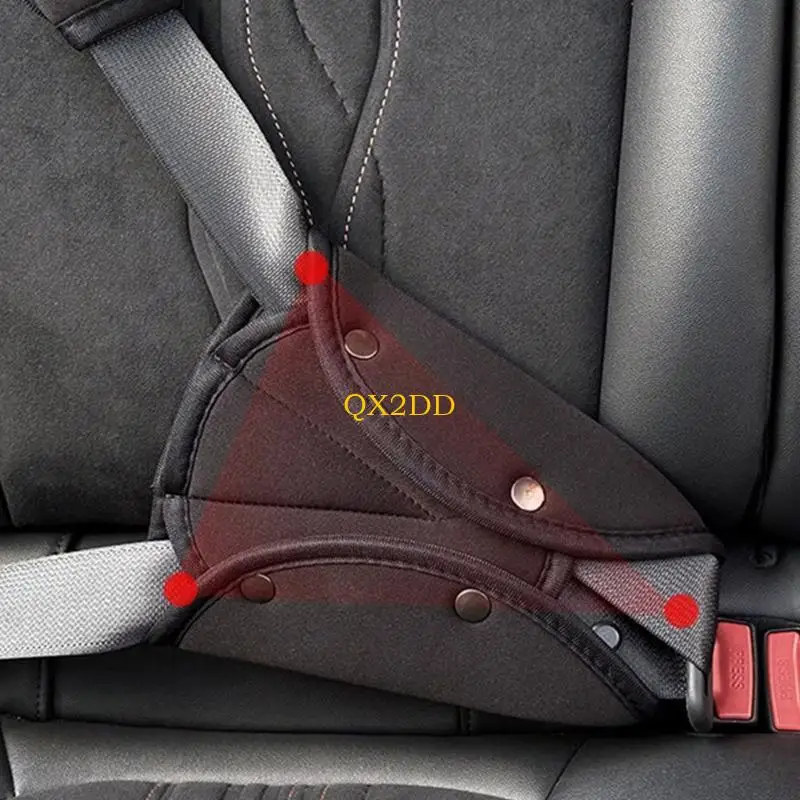 2pcs/set 통기 가능한 베이비 안전 벨트 보호기 패드 인체 공학 디자인의 QX2D 팩
