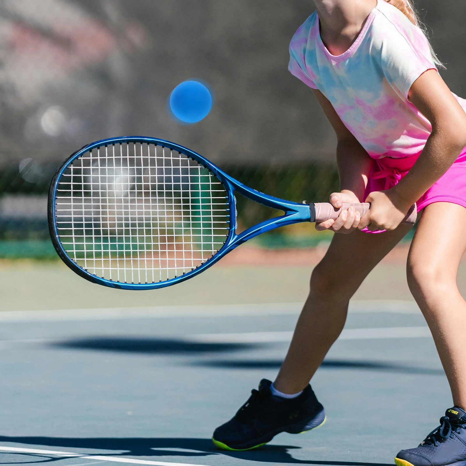 Balle d'entraînement de courge, 4 pièces, balles de raquette à haute élasticité, rebondissant, élasticité du Stress, jouet en caoutchouc, Mini sport pour enfant